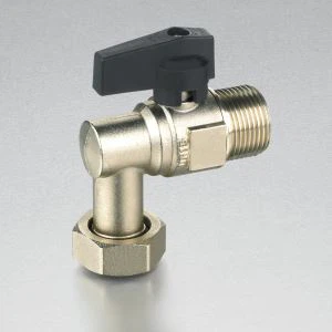 Свързване на тръбопровод Италия Трипътен месинг сферичен клапан